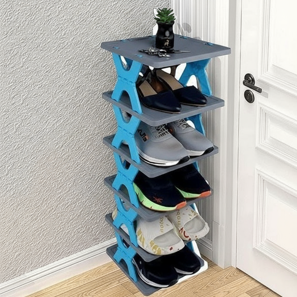 Smart Foldable Shoes Tier Shoe Rack 4 Layer