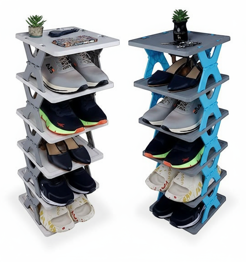 Smart Foldable Shoes Tier Shoe Rack 4 Layer